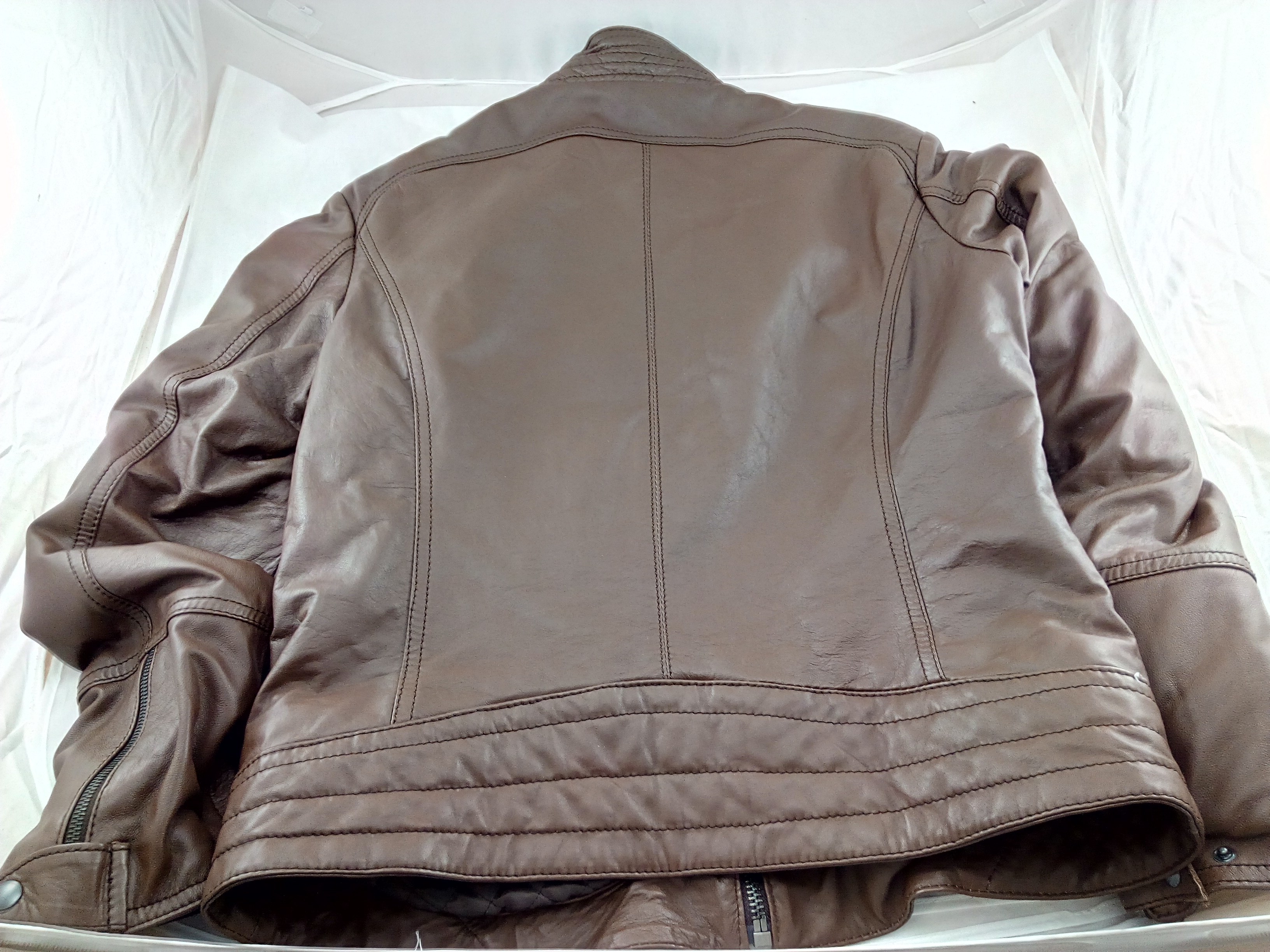 CHAQUETA CUERO MARRON-HL | La Boutique de la Moto