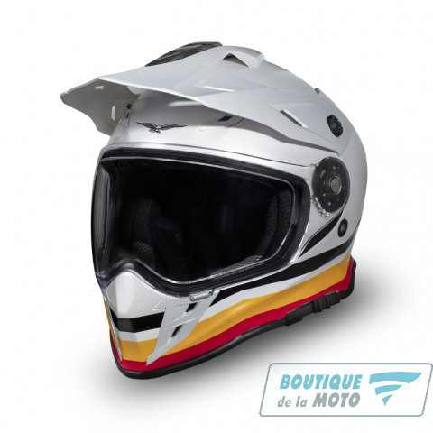 objetivo Encantador Ártico CASCO MOTO GUZZI ADV TOURING BLANCO TALLA M | La Boutique de la Moto